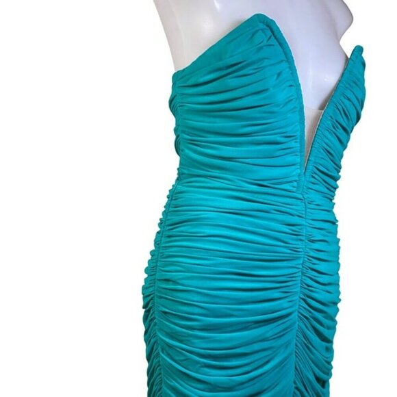 Michael Costello xREVOLVE Annette Mini Dress - Aqua - Picture 11 of 12